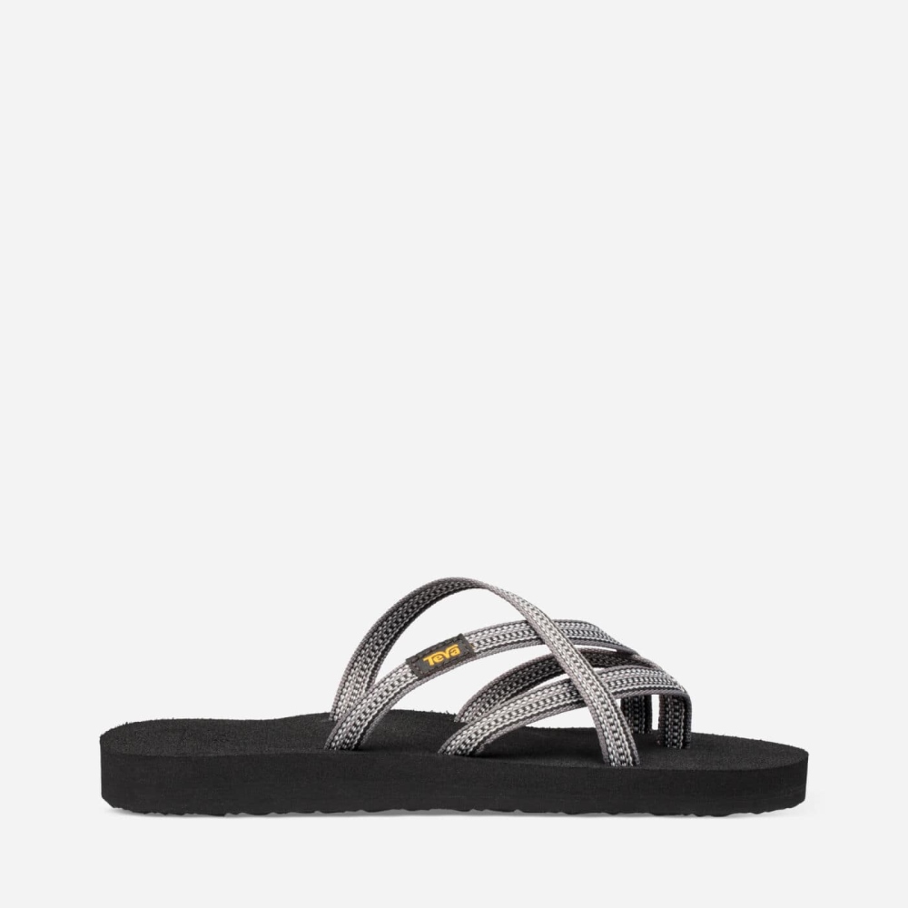 Teva Olowahu Women's Grey / Grey Flip Flops CA04956 Canada Sale